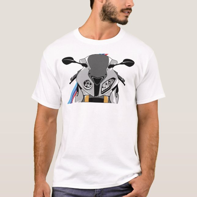 BMW S1000RR sportcykel LEGENDARISKT M DRIVER Tee (Framsida)