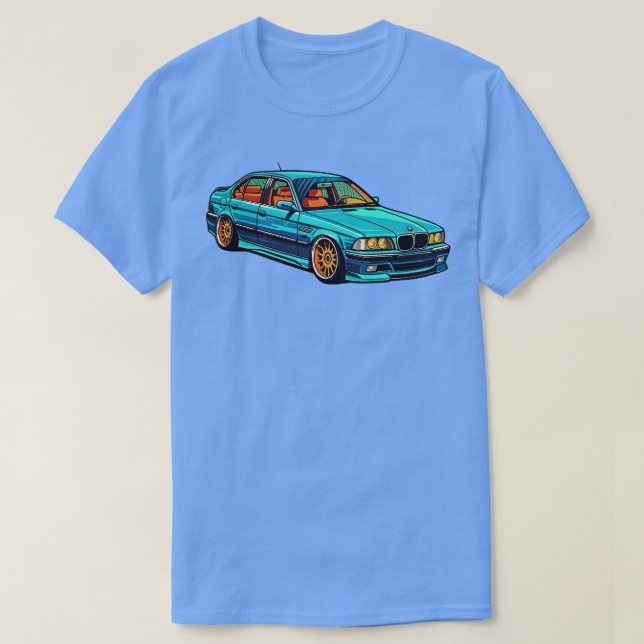BMW sänkt e38 1 T Shirt (Design framsida)
