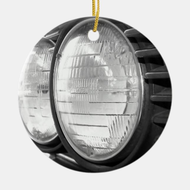 BMW-strålkastare Julgransprydnad Keramik (Framsidan)