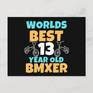 BMX 13 års gammal Födelsedagsfest-kostym Vykort