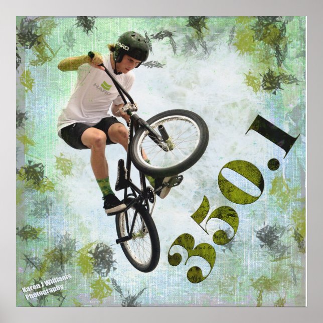 BMX 350.1, Copyright Karen J Williams Poster (Framsidan)