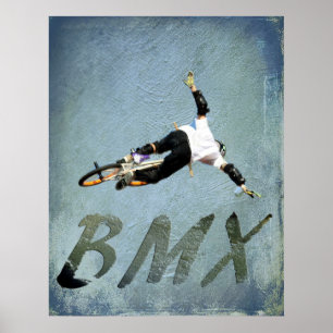 BMX 9, Copyright Karen J Williams Poster