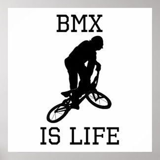 BMX är Life Poster