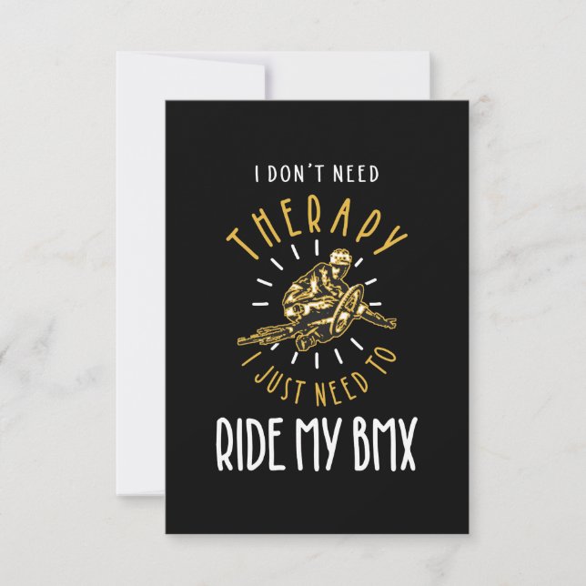BMX är min terapi OSA Kort (Framsida)