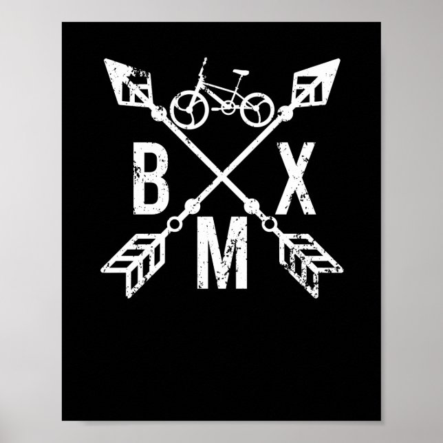 BMX Arrow Bike Motocross Stunt Freestyle Poster (Framsidan)