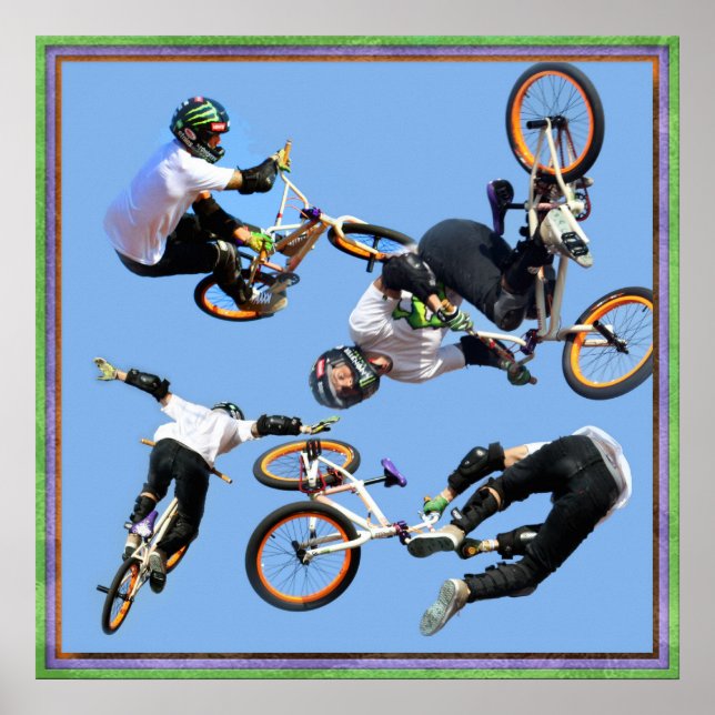 BMX Art, Copyright Karen J Williams Poster (Framsidan)