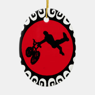 BMX AVFYRAR REDDDDDD JULGRANSPRYDNAD KERAMIK