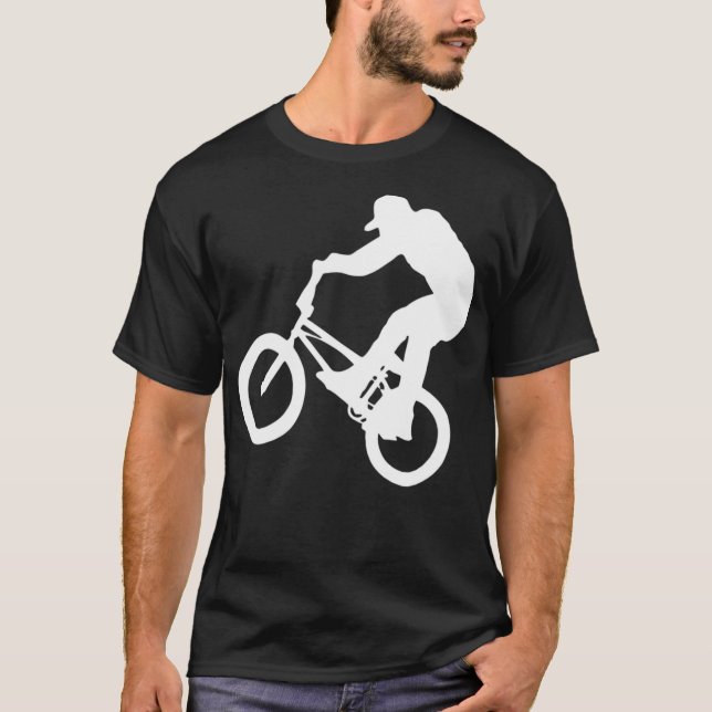 BMX BICYCLE adrenalin biker T Shirt (Framsida)