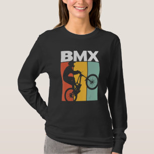 Bmx Bicycle Bike Motocross Sport Bmx Tävling Racer T Shirt