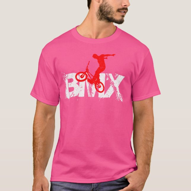 BMX Bicycle BMX-tillbehör T Shirt (Framsida)