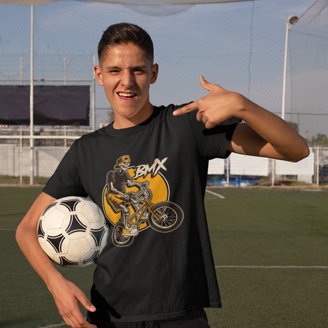 BMX Bicycle Skull Rider-jump T Shirt (Skapare uppladdad)