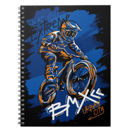 Bmx Bicycle Urban Graffiti streetwear  Anteckningsbok