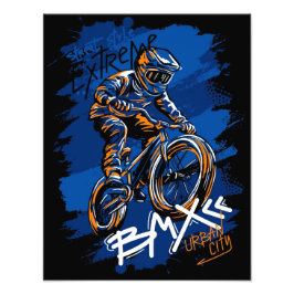 Bmx Bicycle Urban Graffiti streetwear  Fototryck