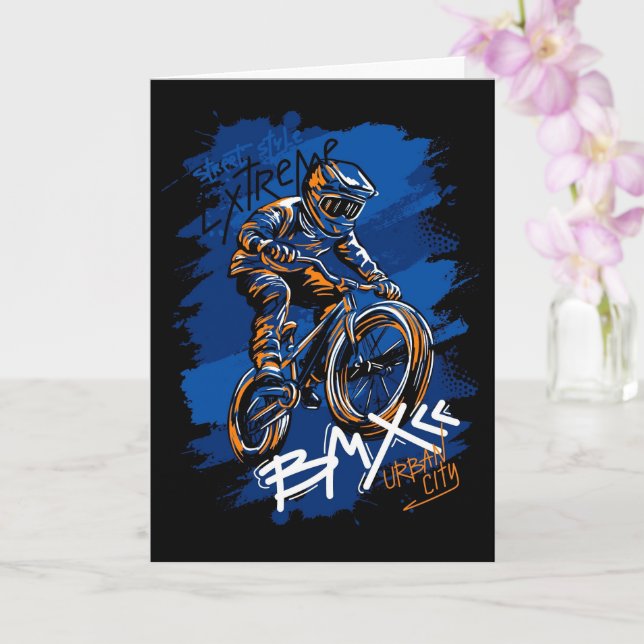 Bmx Bicycle Urban Graffiti streetwear  Kort (Orkide)