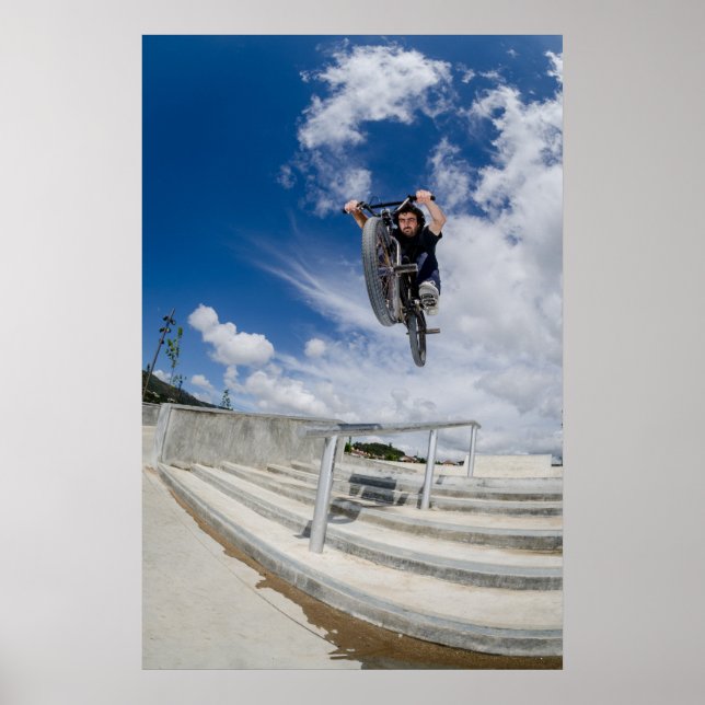 Bmx big luft-hopp poster (Framsidan)