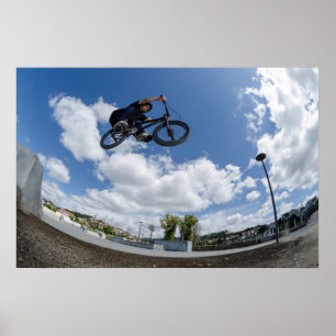 Bmx big luft-hopp poster