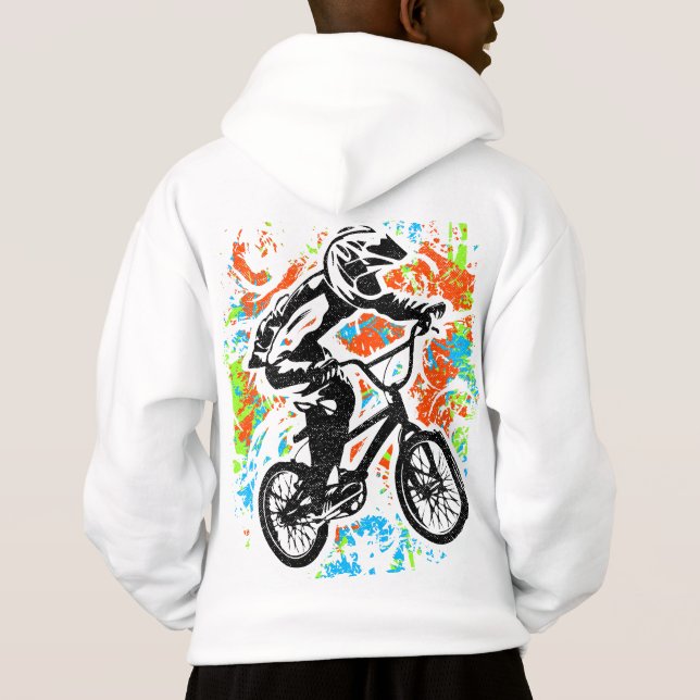 Bmx Bike - Bmx Tävla - Bmx Tävling T Shirt (Baksida)