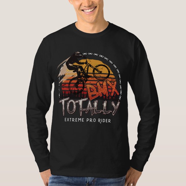 BMX Bike Boys Bicycle Gift T Shirt (Framsida)