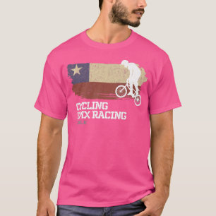 BMX Bike Chile Flagga Biking Cycling Tävla BMX 254 T Shirt