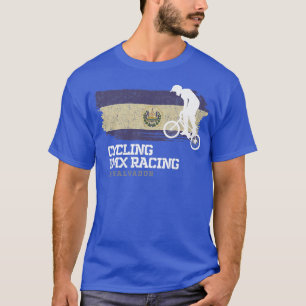 BMX Bike El Salvador Flagga Biking Cycling Tävla B T Shirt