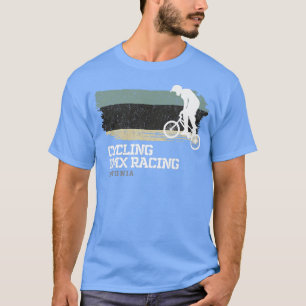 BMX Bike Estland Flagga Biking Cycling Tävla BMX 2 T Shirt