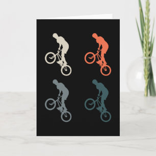 BMX Bike Freestyle Sport Retro Gift Kort