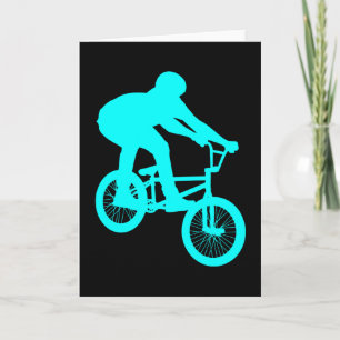 BMX Bike Motocross Bicycle Freestyle Retro Gift Kort