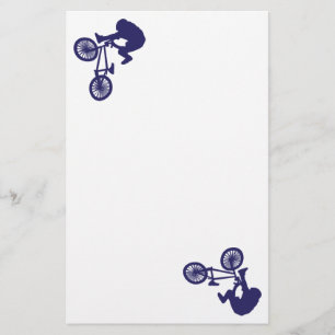 BMX Bike Rider Brevpapper