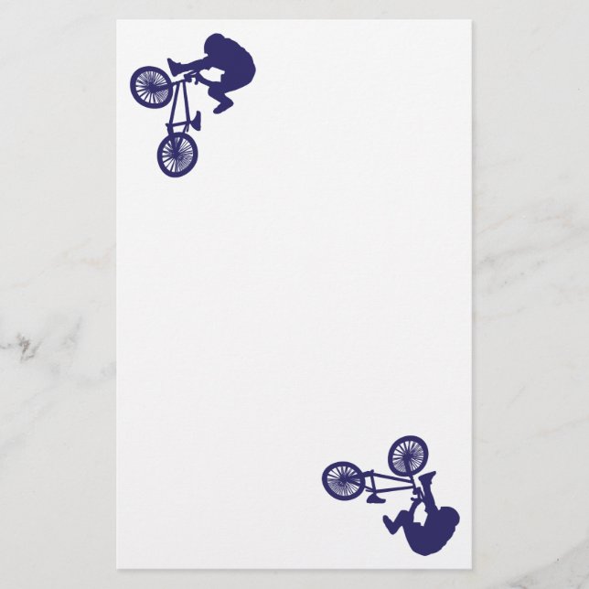 BMX Bike Rider Brevpapper (Framsida)