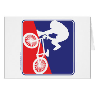 BMX Bike rider Hälsningskort