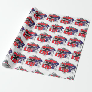 BMX Bike Rider Presentpapper