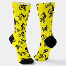 Bmx Bike Socks - Gult Bmx Freestyle Socks