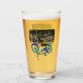 BMX Bike Sport Färgad Reflection Glaskopp