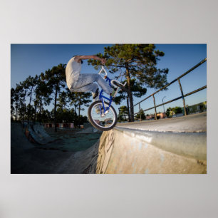 BMX Bike Stunt-knapp Poster