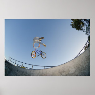 BMX Bike Stunt svan whip Poster