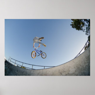 BMX Bike Stunt svan whip Poster