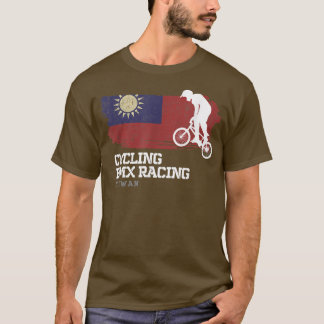 BMX Bike Taiwan Flagga Biking Cycling Tävla BMX 36 T Shirt