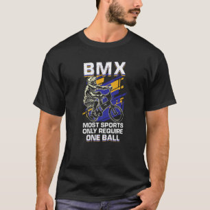 Bmx Bike-tillbehör Bmx Rider Ramp Bmx - nedförslit T Shirt