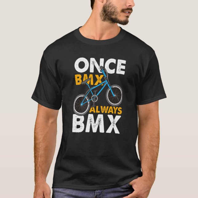 Bmx Bike-tillbehör Bmx Rider Ramp Bmx - nedförslit T Shirt (Framsida)