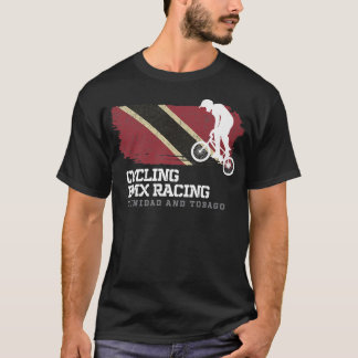 BMX Bike Trinidad & Tobago Flagga Biking Cycling R T Shirt