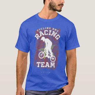 BMX Bike Vietnam Flagga Biking Cycling Tävla BMX T Shirt