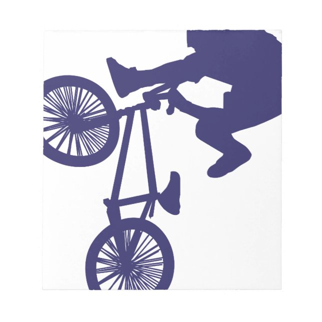 BMX-Biker Anteckningsblock (Framsida)