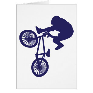 BMX-Biker Hälsningskort