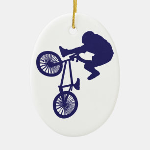 BMX-Biker Julgransprydnad Keramik