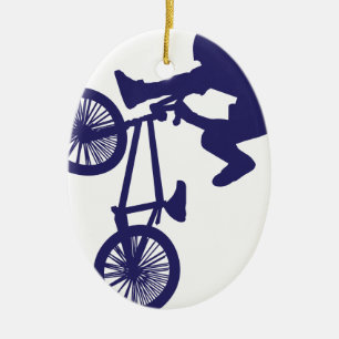 BMX-biker Julgransprydnad Keramik