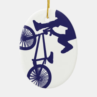 BMX-biker Julgransprydnad Keramik