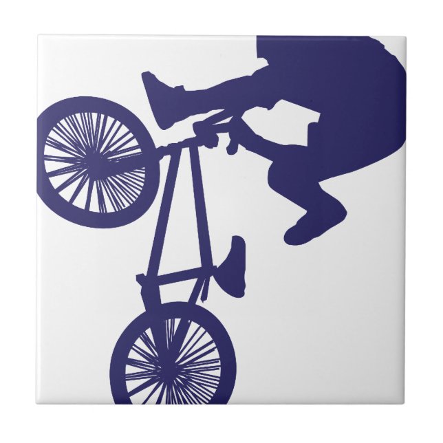 BMX-Biker Kakelplatta (Framsidan)
