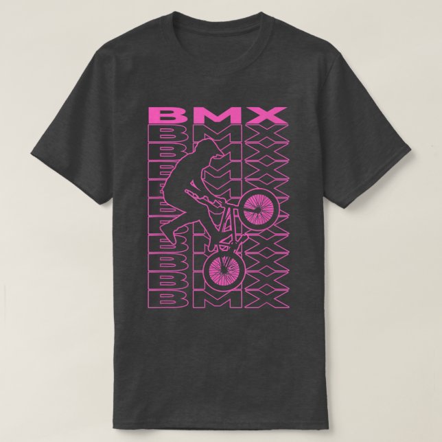 BMX Biker Pastel Aesthetic T Shirt (Design framsida)