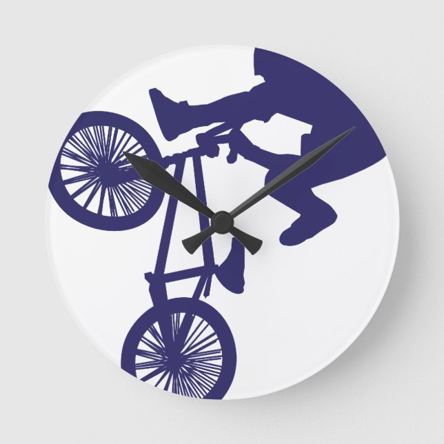 BMX-Biker Rund Klocka (Framsida)