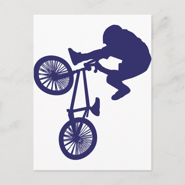 BMX-Biker Vykort (Framsida)